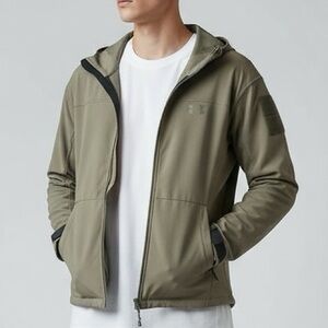 UNDER ARMOR STORM 2 Tactical Performance Hooded uJacket Olive Men’s Size Large